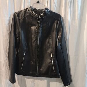 A.N.A. FAUX LEATHER JACKET